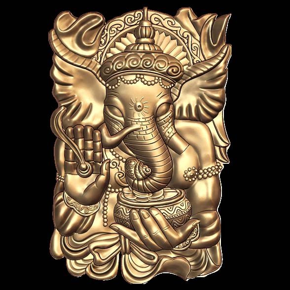 Ganesh Ji Pendant 3d Model - Unique Design