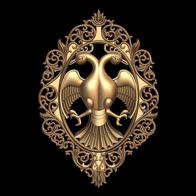 Peacock 3D Model Pendant