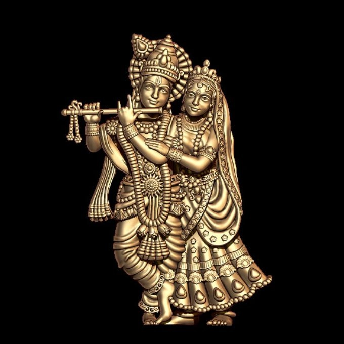 beautiful-radha-krishna-3d-model