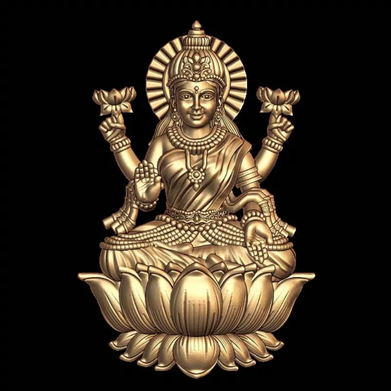 Image of Dhanalaxmi 3D Model STL 3D Printable Jewelry