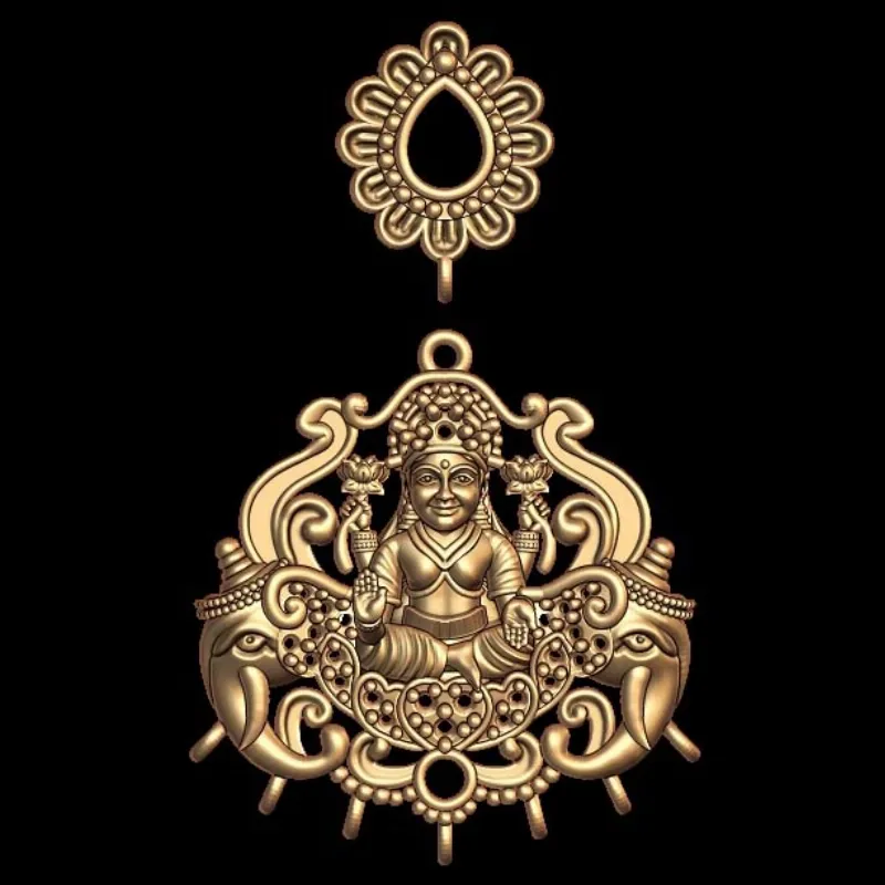 Dhanalaxmmi 3D Model for Jewelry