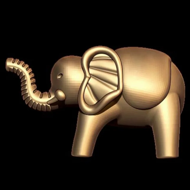Image of Elephant 3D model STL & 3DM