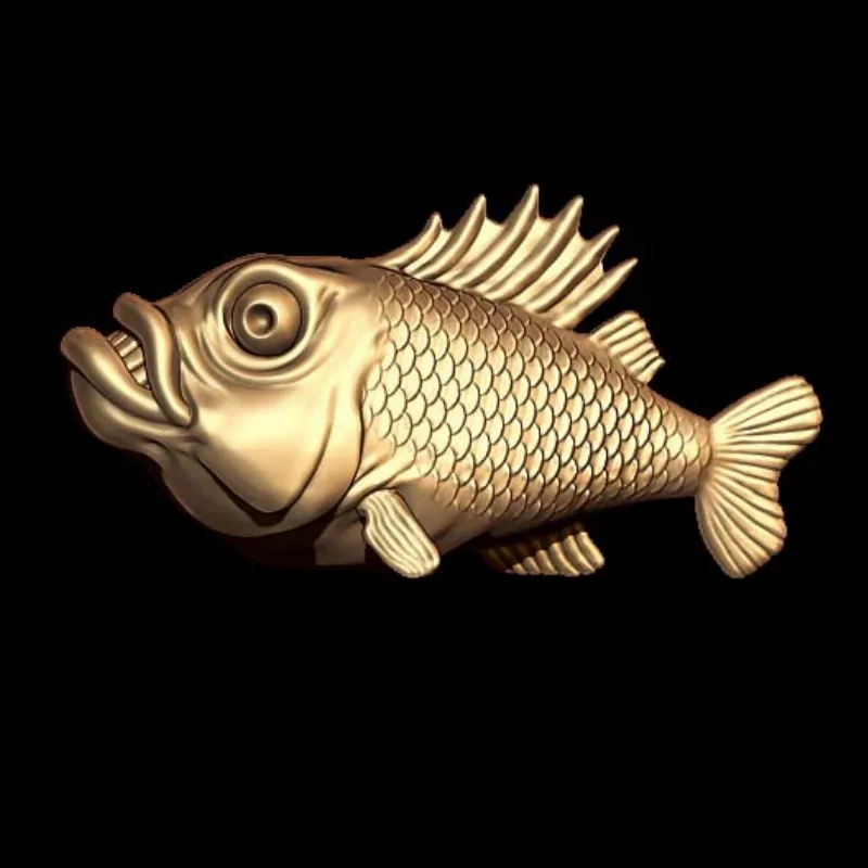 Image of Fish 3D model STL & 3DM