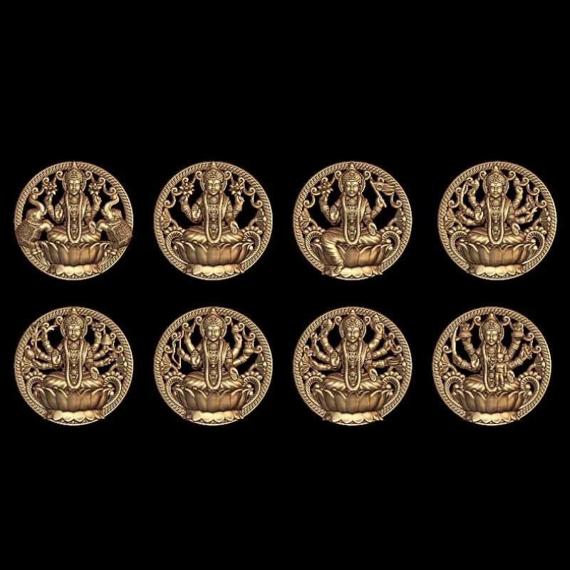 Lakshmi 3D Model Jewelry Design