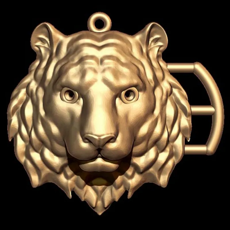 Lion Head 3D Model STL & 3DM Files