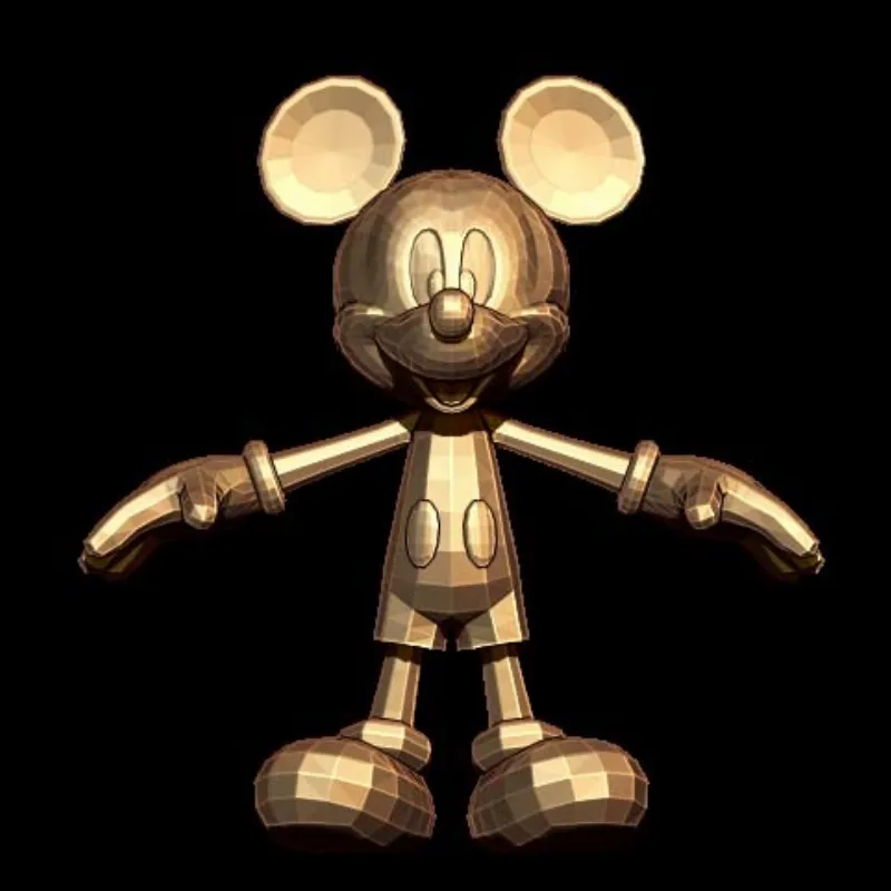Image of Mickey Mouse 3D Model STL & 3DM Files