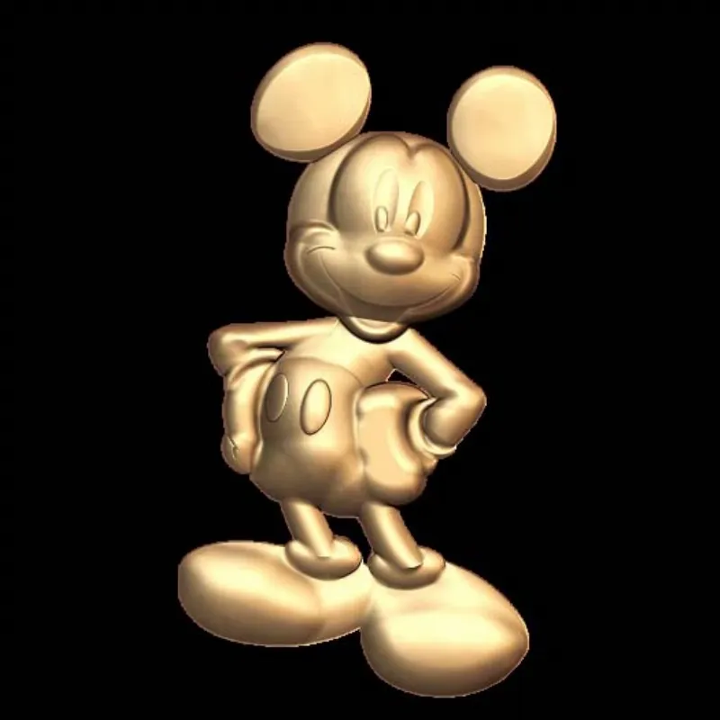 Image of Mickey Mouse 3D Model STL & 3DM Files