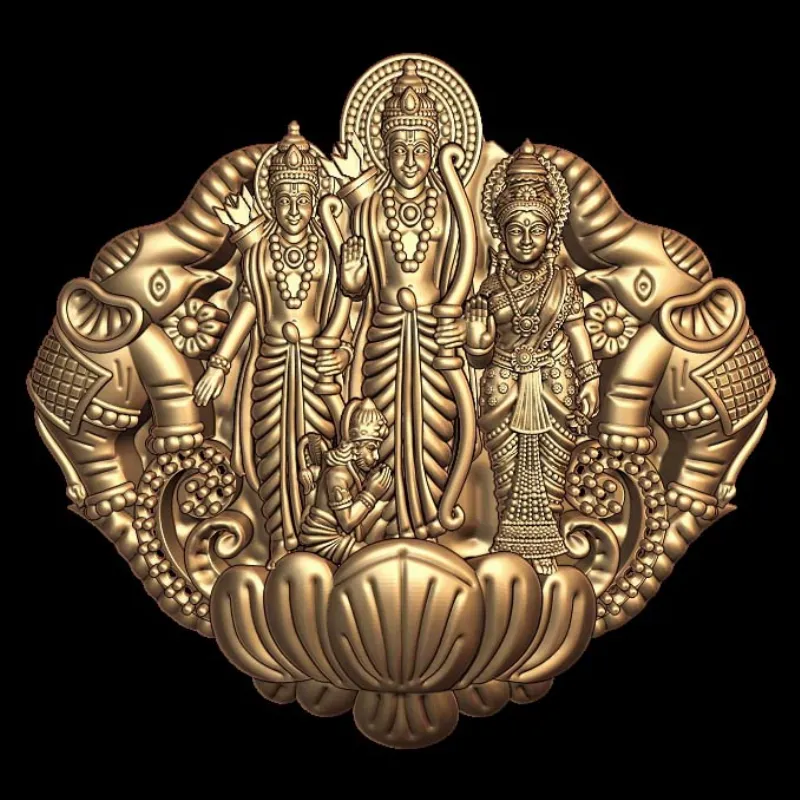 Ram Family 3D Print Model pendant