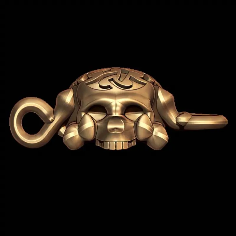 Image of Skull 3D Model STL & 3DM Files